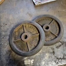 Cast iron wheels for sale  BRIGG