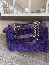 bolsa vintage Juicy Couture Daydreamer em roxo com babados de chiffon de seda comprar usado  bolsa vintage Juicy Couture Daydreamer em roxo com babados de chiffon de seda comprar usado  Enviando para Brazil