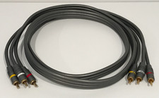 Conectores RCA Audio Video Gold 3 conectores 2 áudio 1 vídeo 70" L 10/16" W comprar usado  Enviando para Brazil