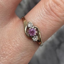 Pink topaz diamond for sale  UK
