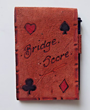 Vintage bridge score for sale  TWICKENHAM