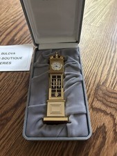 Bulova miniature clock for sale  Cartersville