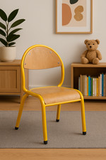 Chaise écolier vintage d'occasion  Sainte-Soulle