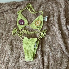 Bershka crochet knit for sale  HALSTEAD
