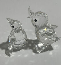 Lote de 2 estatuetas Swarovski Drake Duck Mini 010007 e Pinguim Mini 7661 comprar usado  Enviando para Brazil