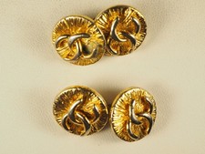 Boutons manchette vintage d'occasion  Tocane-Saint-Apre