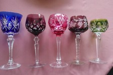 Weingläser überfang bunt gebraucht kaufen  Geesthacht