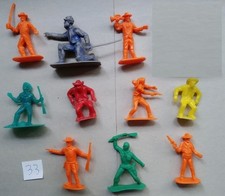 Lotto soldatini cowboy usato  Bari