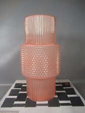Retro pink glass for sale  WAKEFIELD