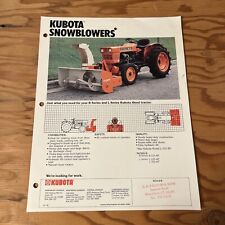 Kubota snowblowers series for sale  Bethany