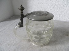 Glaskrug bauchig zinndeckel gebraucht kaufen  Kitzingen