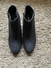 Black heeled ankle for sale  GLASGOW