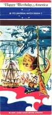 Capa Matchbook Vintage Happy Birthday America, PW State Bank, Port Washington comprar usado  Enviando para Brazil
