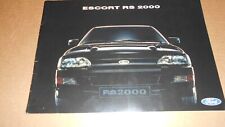 Prospekt ford escort gebraucht kaufen  Wietzendorf