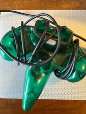 Controlador verde N64 Pelican acessórios turbo transparente testado funciona bem limpo! comprar usado  Enviando para Brazil