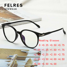 Usado, Óculos de leitura masculino redondo leve azul luz bloqueadora lentes transparentes comprar usado  Enviando para Brazil
