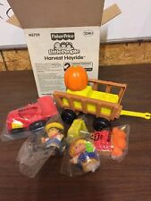 Tractor calabaza Fisher Price Little People Harvest Hayride Halloween granja granero , usado segunda mano  Embacar hacia Argentina