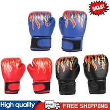 Usado, 2 peças luvas de boxe infantis couro ecológico luvas de muay thai respiráveis para saco de pancadas # comprar usado  Enviando para Brazil