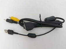 Usado, Plugue de cabo USB AV = Sony CyberShot câmera digital áudio vídeo dados RCA TDK comprar usado  Enviando para Brazil