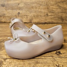 Usado, Mini Melissa nude balé Mary Jane Bow sapatos tamanho 6 crianças comprar usado  Enviando para Brazil