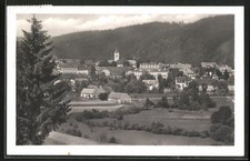 Kacov nad Sazavou, widok ogólny, pocztówka 1948  na sprzedaż  Wysyłka do Poland