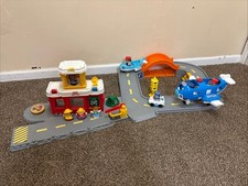 2001 Vintage Fisher-Price Little People Lotnisko Pas startowy Zabawka Chidren na sprzedaż  Wysyłka do Poland