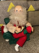 Poltrona Animada Papai Noel em Verde por National Rennoc - 15" Leitura Testada, usado comprar usado  Enviando para Brazil