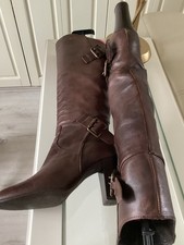 Leiser schaftstiefel leder gebraucht kaufen  Leipzig