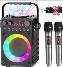 Karaoke machine microphones for sale  WREXHAM