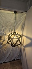 Matte black chandelier for sale  ROMFORD