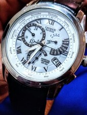 Calendário perpétuo masculino monocromático Citizen Classy Eco Drive Chandler BL8000-83A, usado comprar usado  Enviando para Brazil