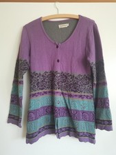 Flomax strickjacke violett gebraucht kaufen  Stuttgart