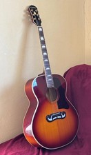 Usado, Guitarra acústica Epiphone EJ200 modelo vermelha Sunburst feita na Coréia S/N Y311134 comprar usado  Enviando para Brazil