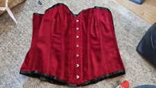 Red burgundy velvet for sale  BASILDON