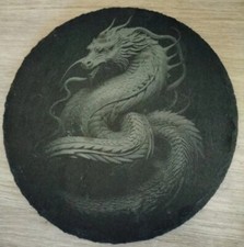 Ardoise gravée dragon d'occasion  Lézignan-Corbières