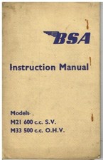Bsa m21 m33 for sale  ALFRETON