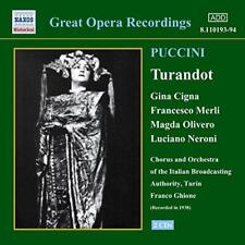 Puccini turandot for sale  ROSSENDALE