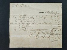 1825 antique billhead for sale  Avondale
