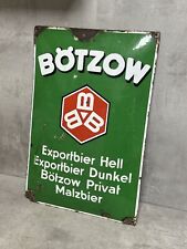 Emailschild bötzow bier gebraucht kaufen  Stahnsdorf