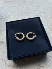 Gold creolen echt gebraucht kaufen  Langen