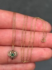 9ct gold emerald for sale  BRIGHTON