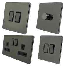 Screwless black nickel for sale  LEAMINGTON SPA