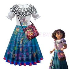 As Meninas Encanto Fantasia Mirabel Isabelle Princesa Vestido Bolsa Livro Semana Halloween Au comprar usado  Enviando para Brazil