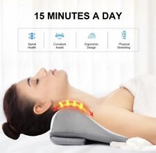 Maca de pescoço aquecida com terapia magnética, travesseiro relaxante de pescoço e ombro comprar usado  Enviando para Brazil