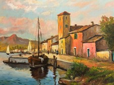 Dipinto olio tela usato  Misterbianco