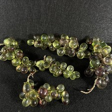 Usado, Lote de 5 uvas de vidro verde roxo iridescente tamanho pequeno comprar usado  Enviando para Brazil