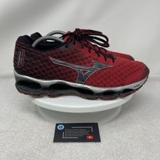 Tênis de corrida Mizuno Wave Prophecy 4 masculino 9.5 vermelho preto cinza com cadarço, usado comprar usado  Enviando para Brazil