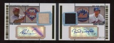 2009 Topps Ticket to Stardom Ryan Howard David Wright Dual Patch AUTO's /10 comprar usado  Enviando para Brazil