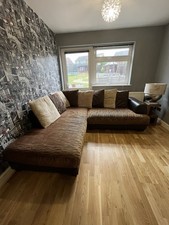 Brown fabric left for sale  LUTON