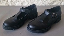 Clarks black leather for sale  MACCLESFIELD